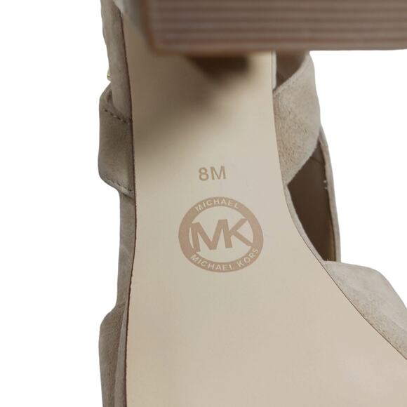 MICHAEL Michael Kors Becky Sandals GUC $180 size 8M    S2512 - Picture 10 of 11